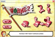 une photo d'Ã©cran de Worms 2 sur PC